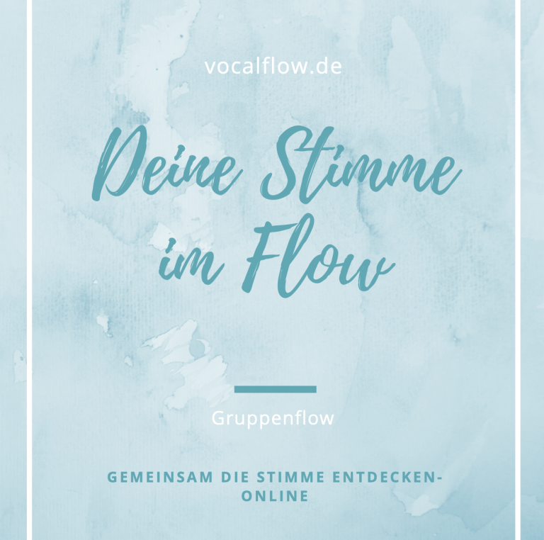 Deine Stimme im Flow